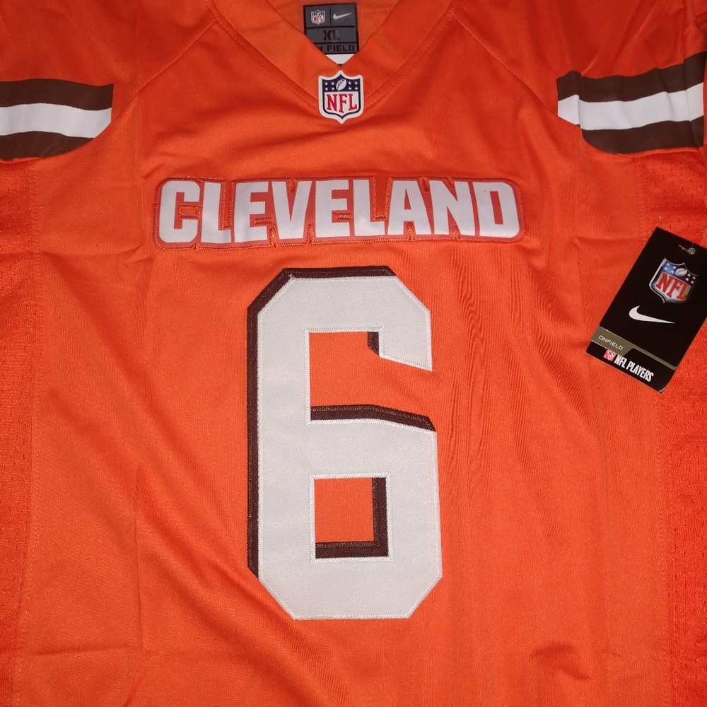 CLE Brown 2nd year Star QB Baker Mayfield jersey